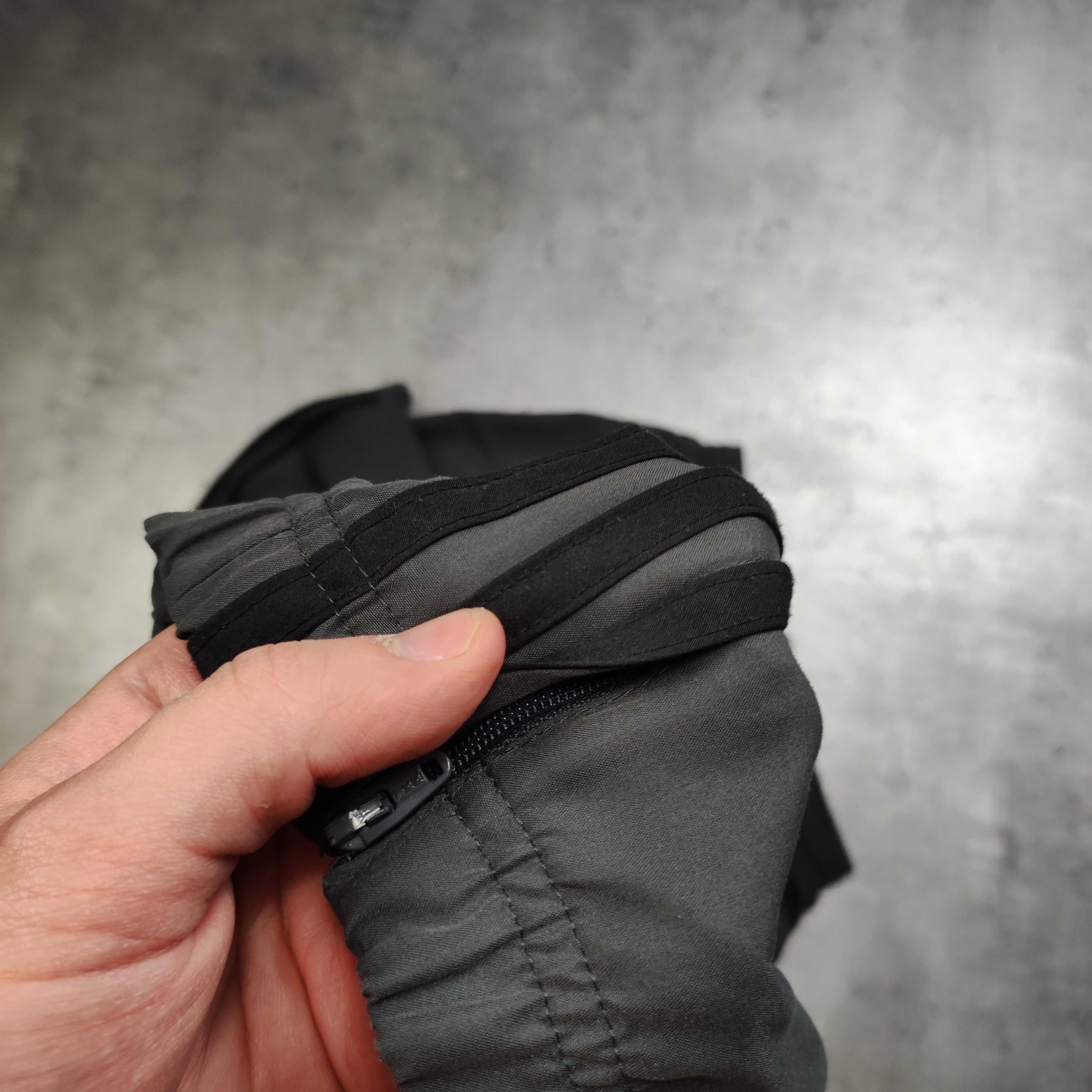 MĘSKIE Dresy Sportowe Szare Joggery Adidas 3 Paski Treningowe Suwak