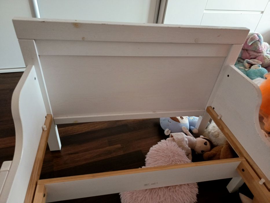 Łóżko dziecięce Ikea drewniane rosnące razem z dzieckiem