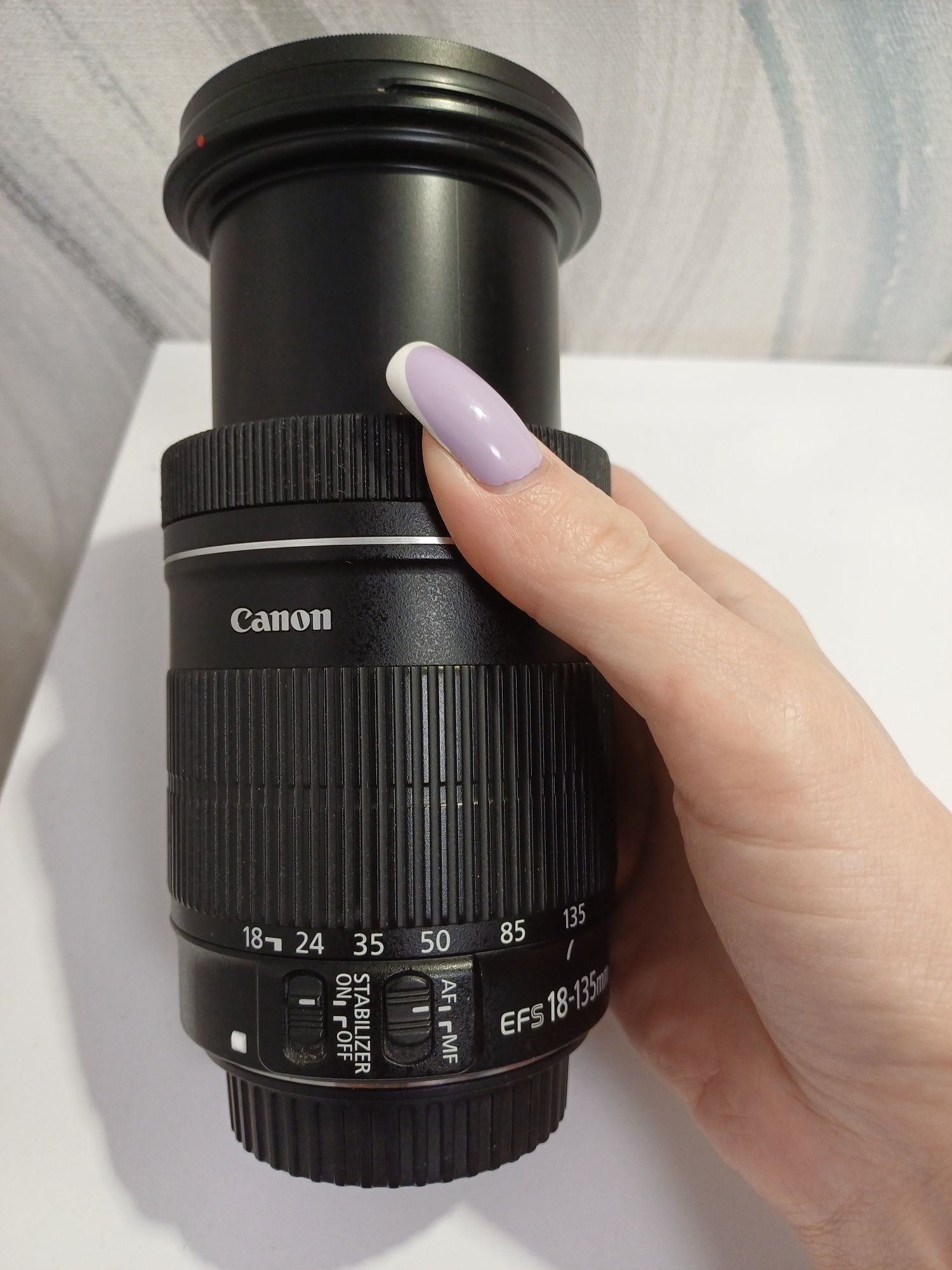 Об'єктив Canon EF-S 18-135mm f/3.5-5.6 IS STM універсальний+ подарунок