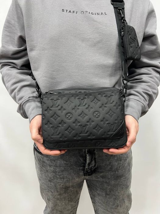 Мужская кожаная сумка ЛВ/Чоловіча шкіряна сумка louis vuitton шкіра