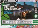 Kurtyna sople 300 LED z efektem błysku