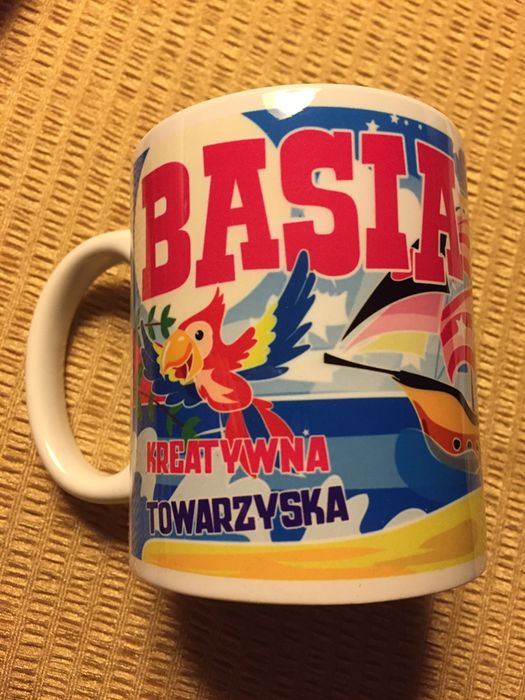 Kubek z imieniem Basia NOWY