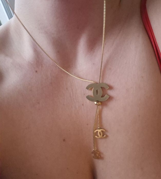 Naszyjnik krawatka cc z regulacją