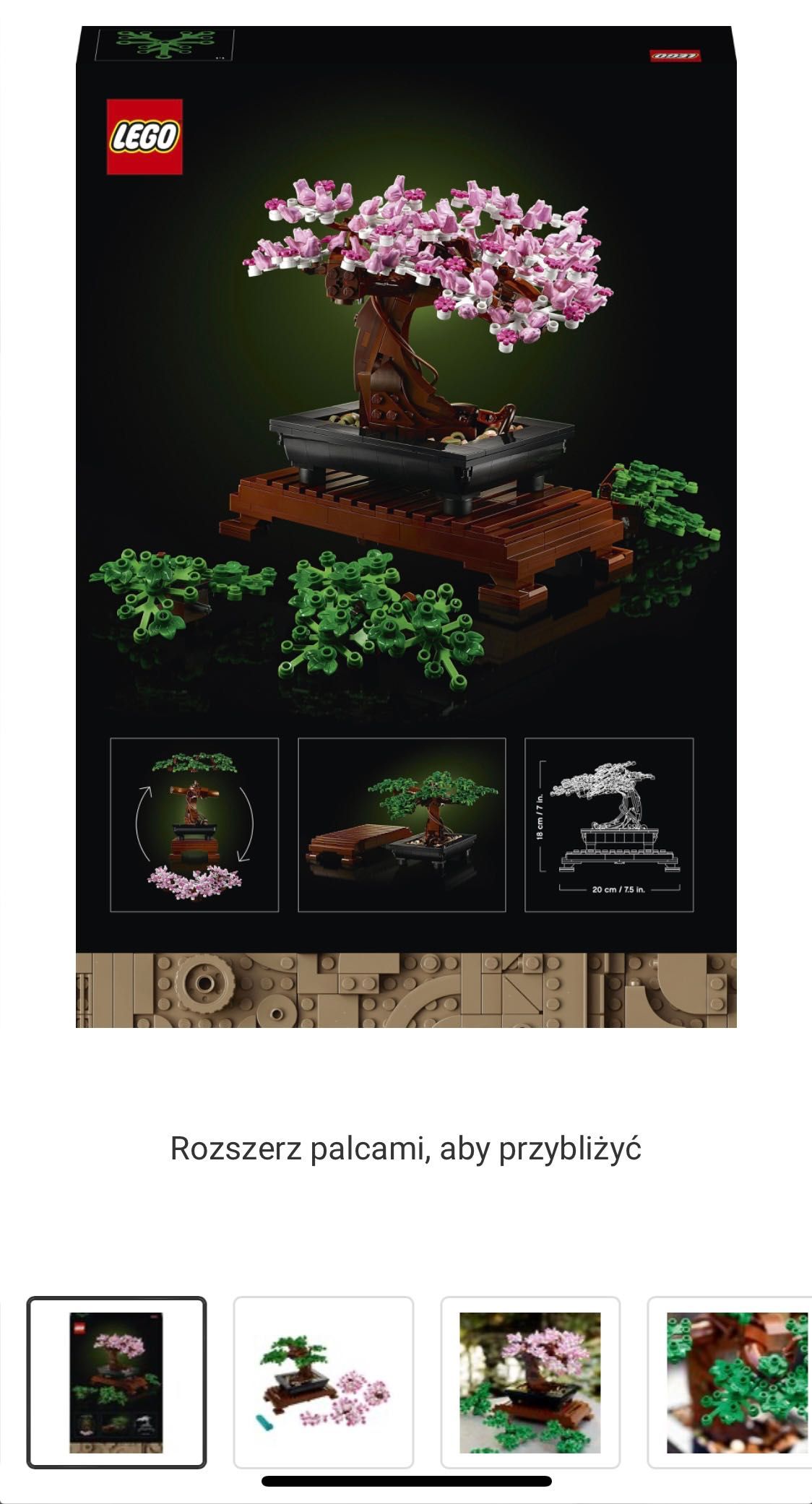 Klocki Lego BONSAI TREE nowe