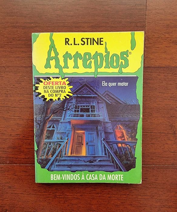 Livro "Arrepios - Bem-vindos à Casa da Morte" Vol. 1 de R. L. Stine