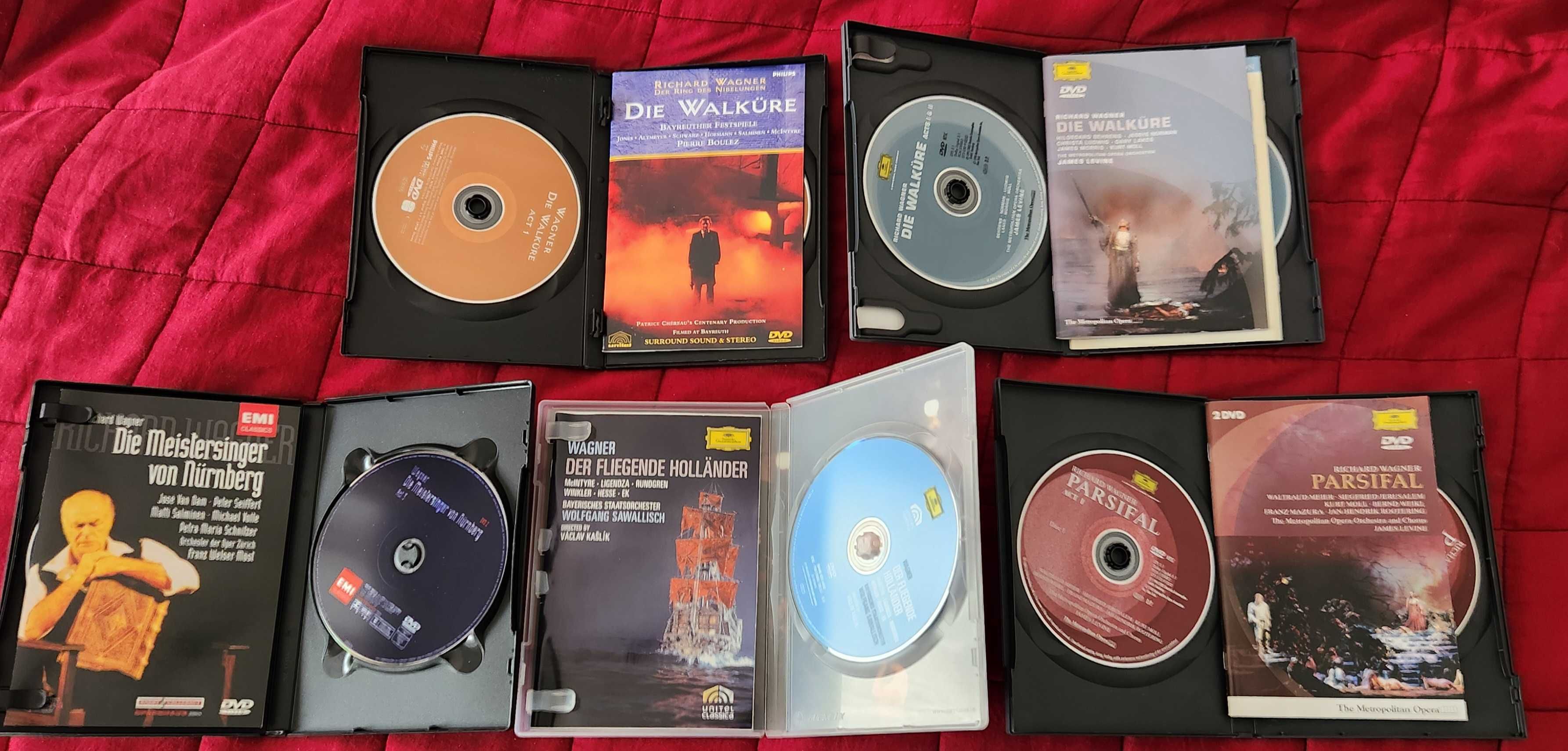 5 DVD Óperas R. Wagner [Boulez, Levine, Welser-Möst, Sawallisch] DVD