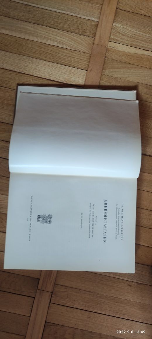 Krebs Metastasen Walther książka niemieckojęzyczna po niemiecku