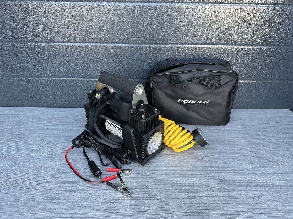 ‼️Автомобільний компресор KONE двухпоршневий 87л/хв, Автокомпрессор‼️