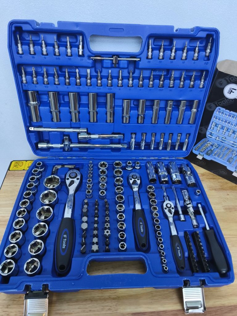 Mala de ferramentas 172pcs Chrome Vanádio Ftools