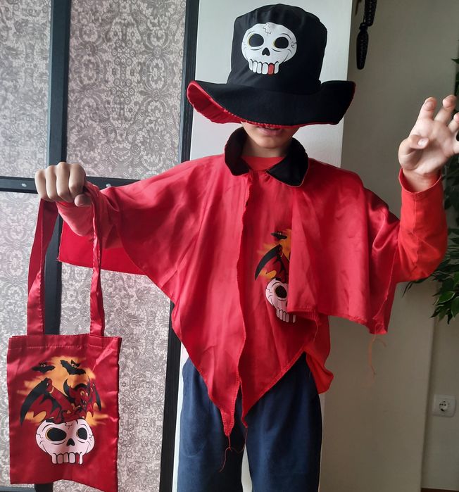 Fato de Vampiro 3/5anos Halloween
