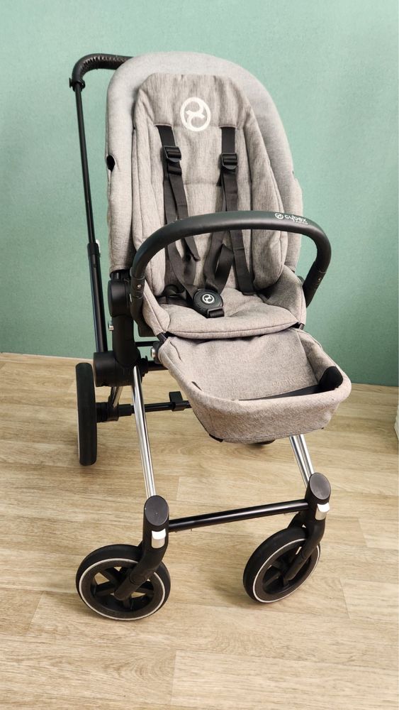 Коляска-прогулка Cybex Priam + зимовий чохол + автокрісло