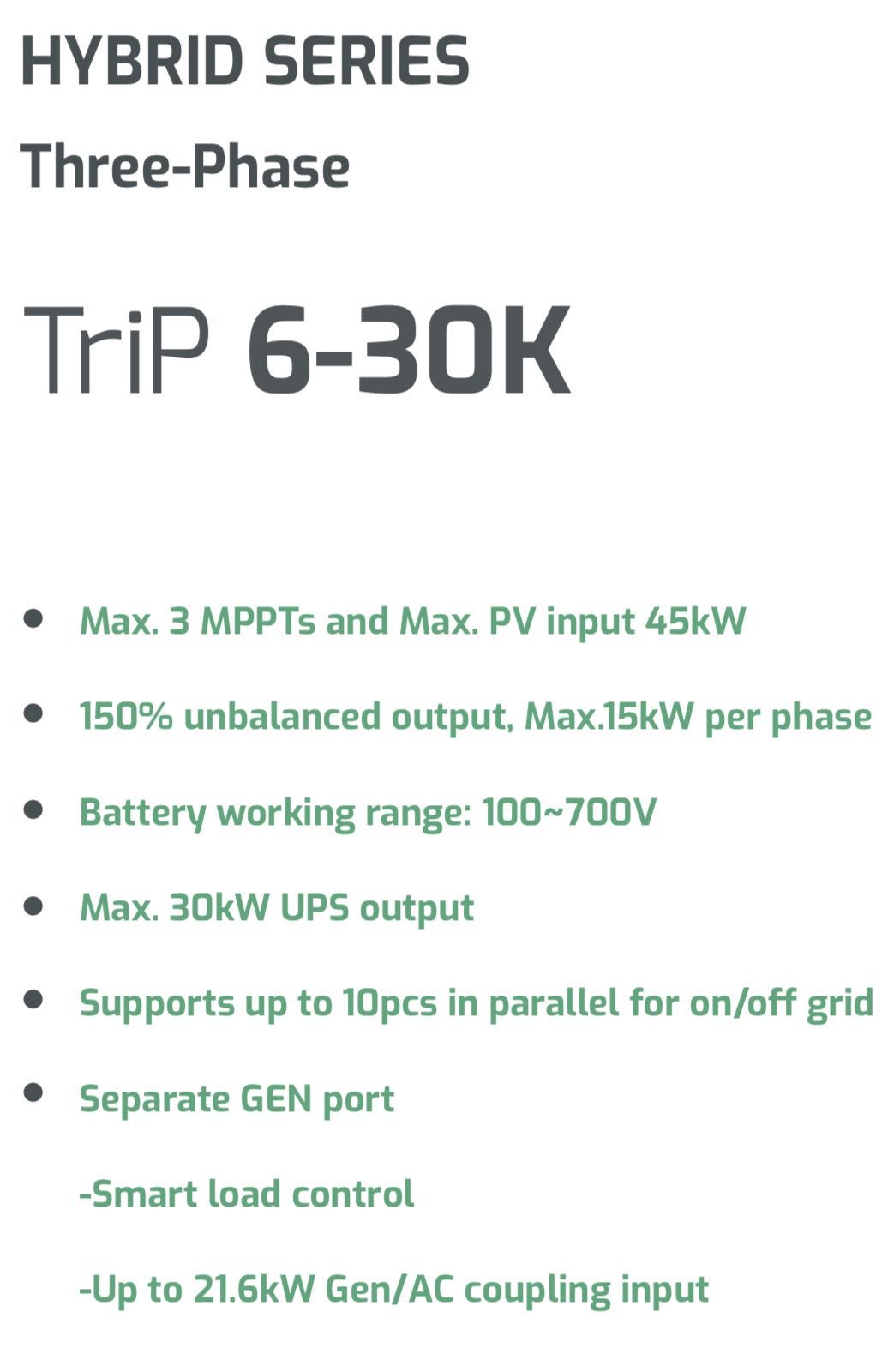 LUXPOWER TriP inwerter hybrydowy 20kW 3fazy HP3 HV 6399zł+wysyłka 1zł!