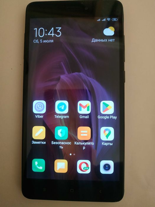 Redmi note 4. 3/32. 5,5 дюйма.