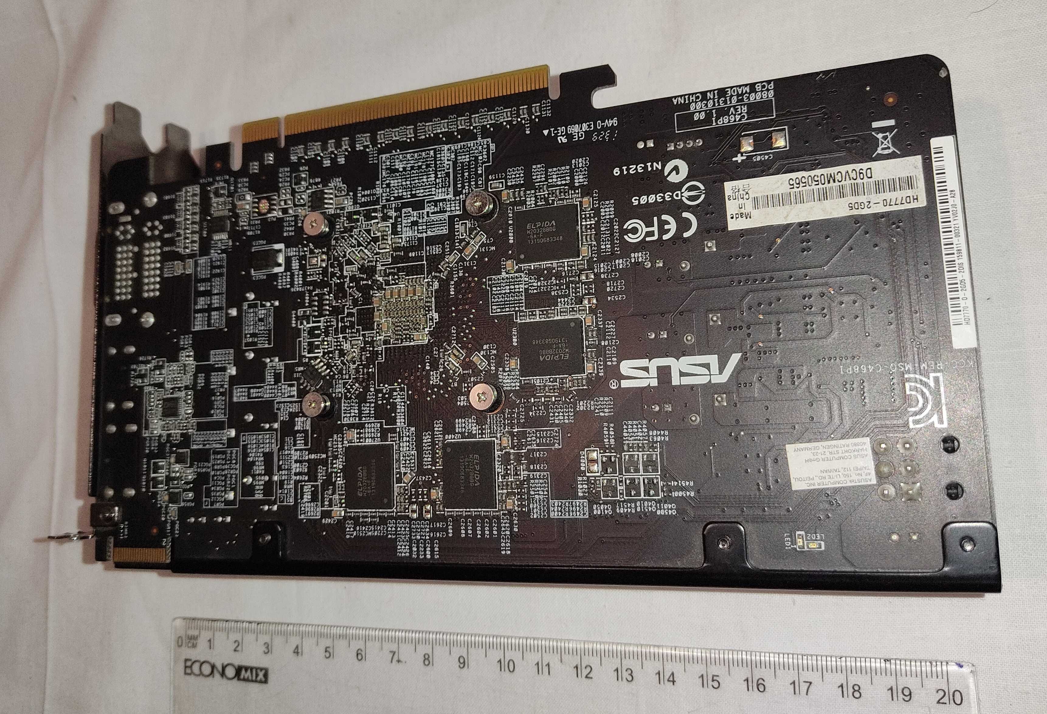 видеокарта Asus PCI-Ex Radeon HD7770 2048MB DDR5 (128bit)