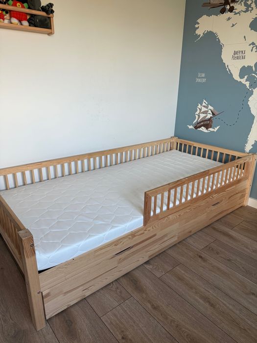 Łóżeczko dziecięce Luletto 200x90 + materac