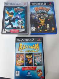 Ratche&Clank 2 i Size Matters, Rayman 10th Anniversary PlayStation 2