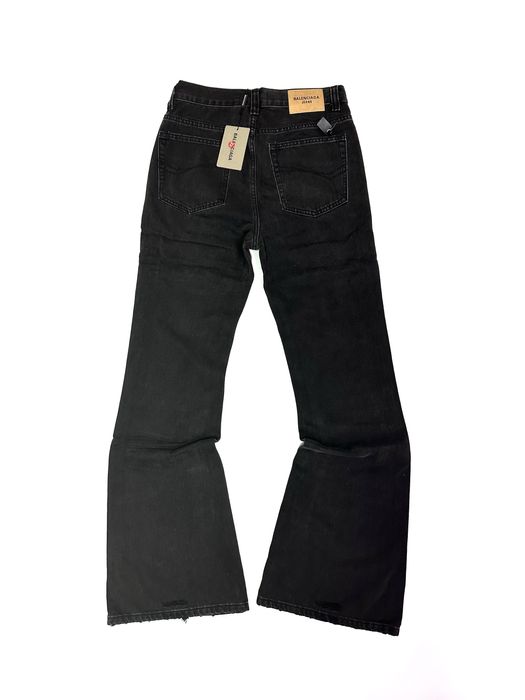 Джинсы штаны Balenciaga jeans flared opium archive erd balck M-L