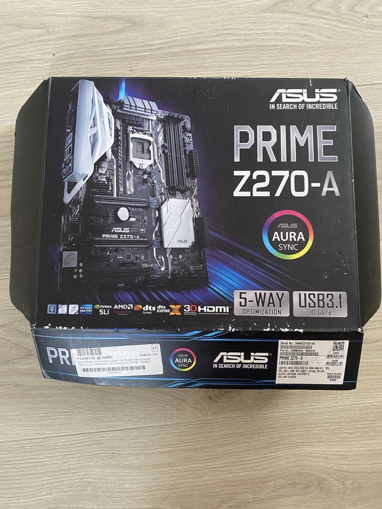 Asus prime z270-a i5 7500t кулер