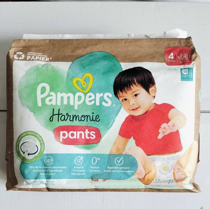 Pampers Premium 4, 5 трусики памперси серветки Harmonie