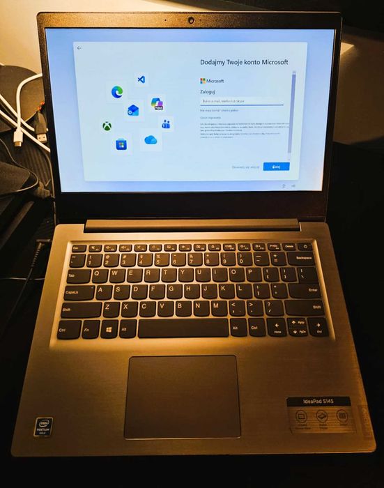 Laptop Lenovo IdeaPad S145 z systemem Windows 11