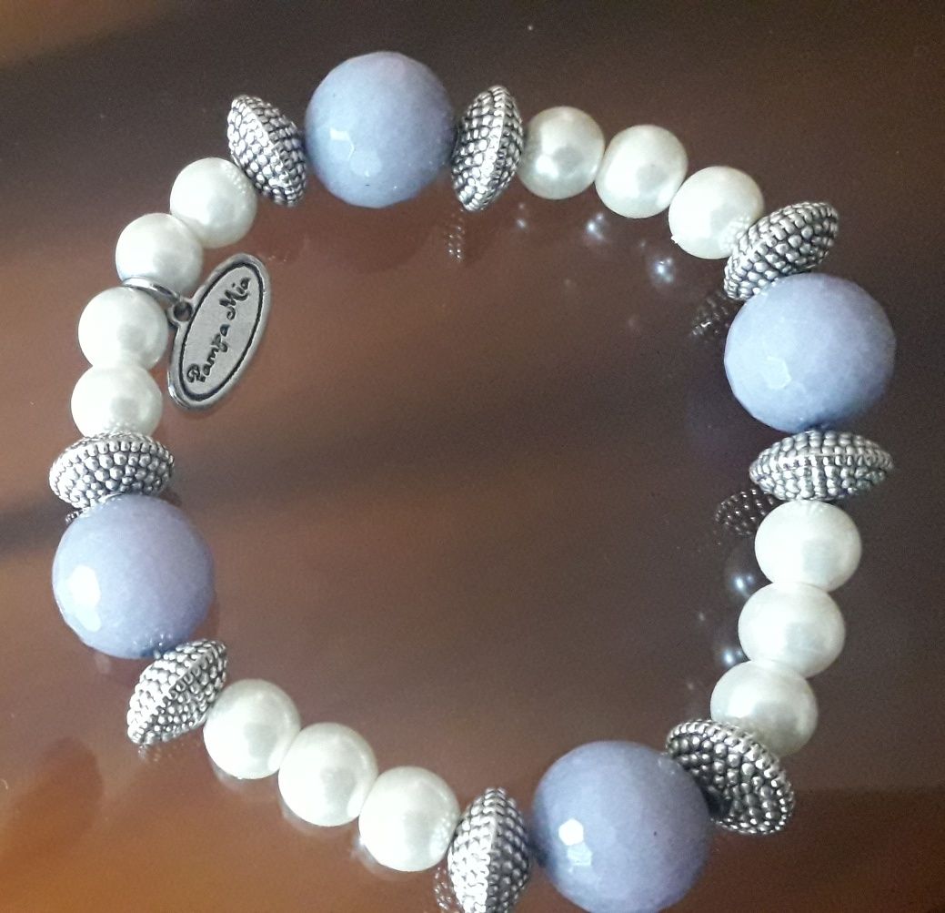 Pulseira  com pérolas