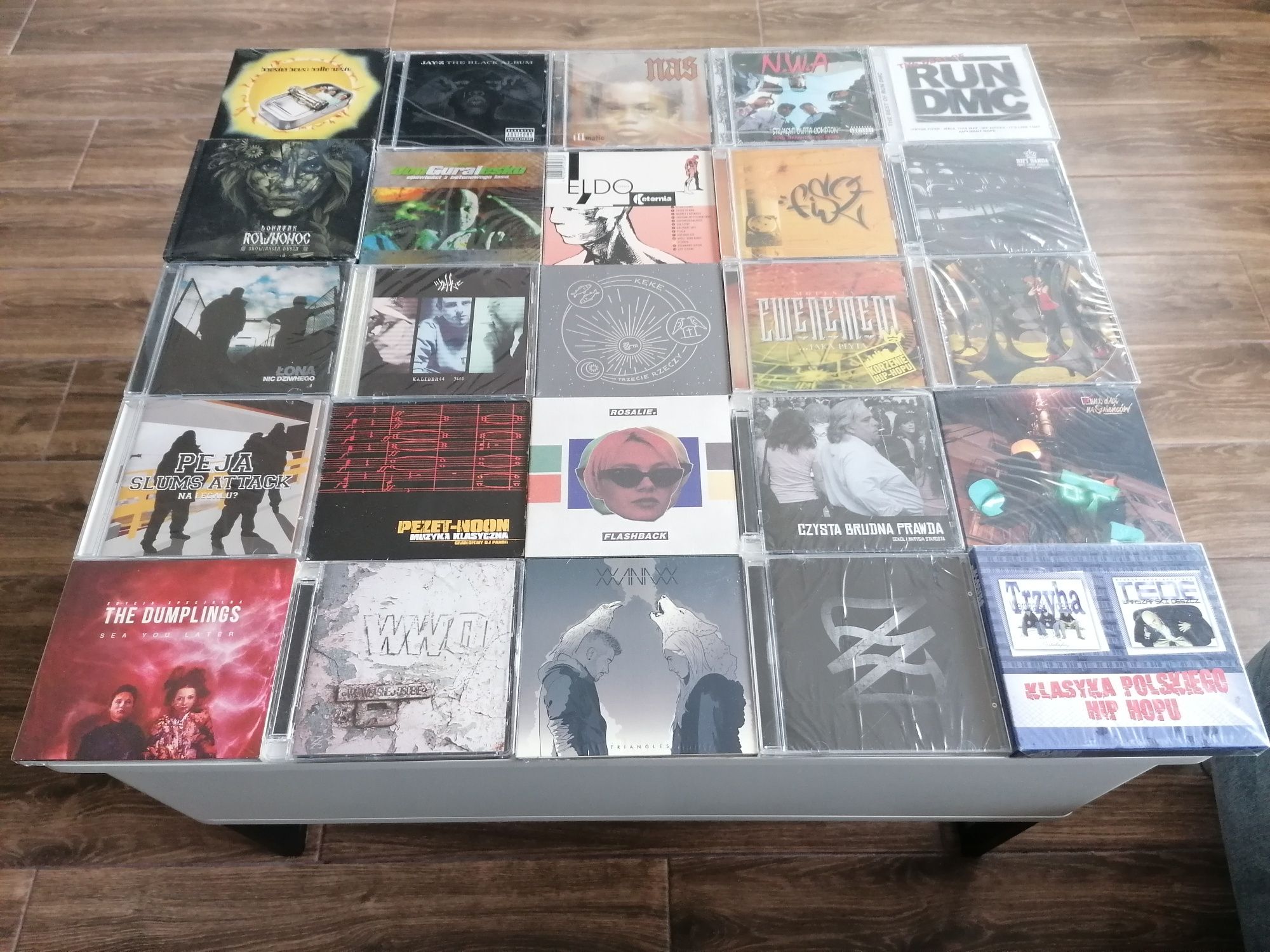 Kolekcja płyt CD polski hip-hop