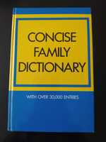 Książka po angielsku słownik Concise Family Dictionary Brown Watson