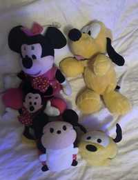 Zestaw Disney Myszka Minnie Pluto 5 pluszakow