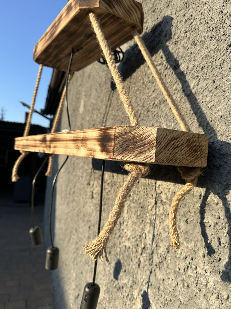 Lampy drewniane ręcznie robione
