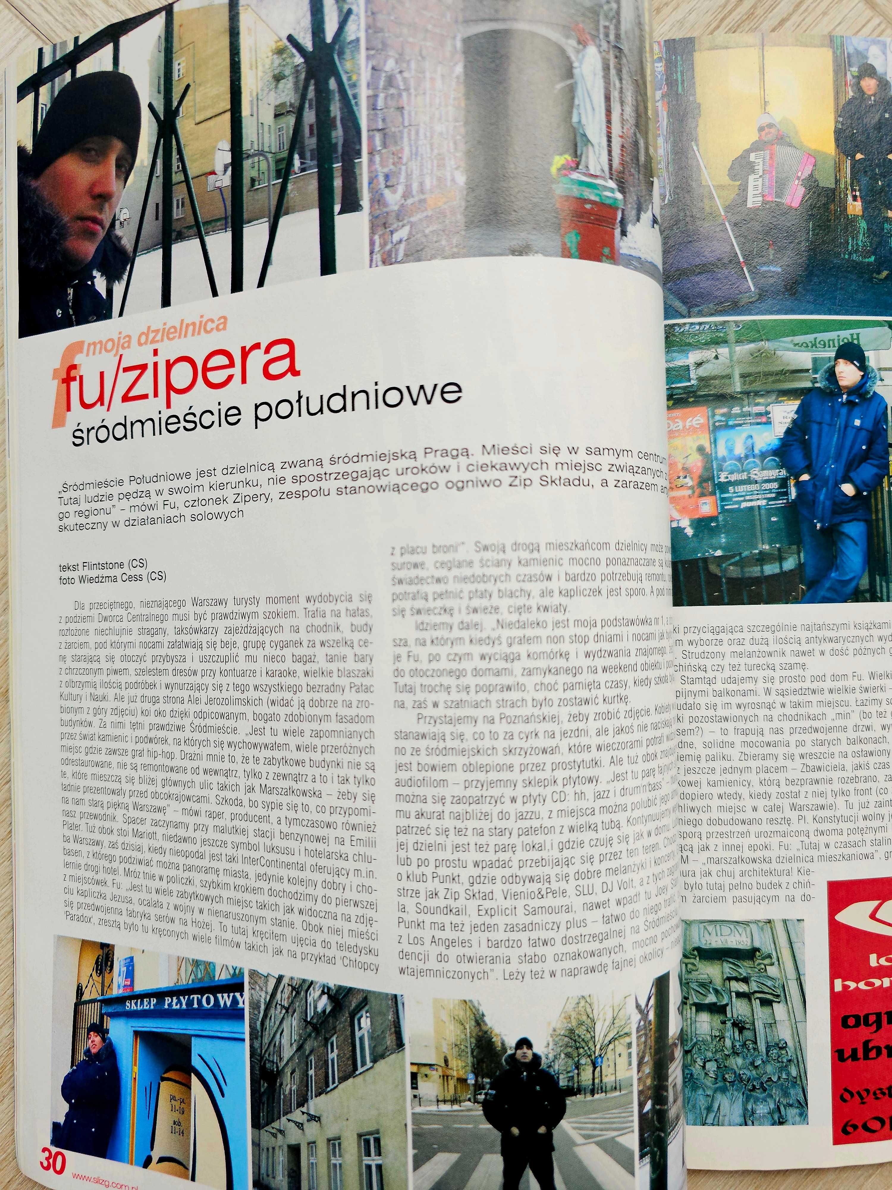 Ślizg nr 3/111 marzec 2005 Hip-hop, Grammaatik, Pih, Mor W.A. ...