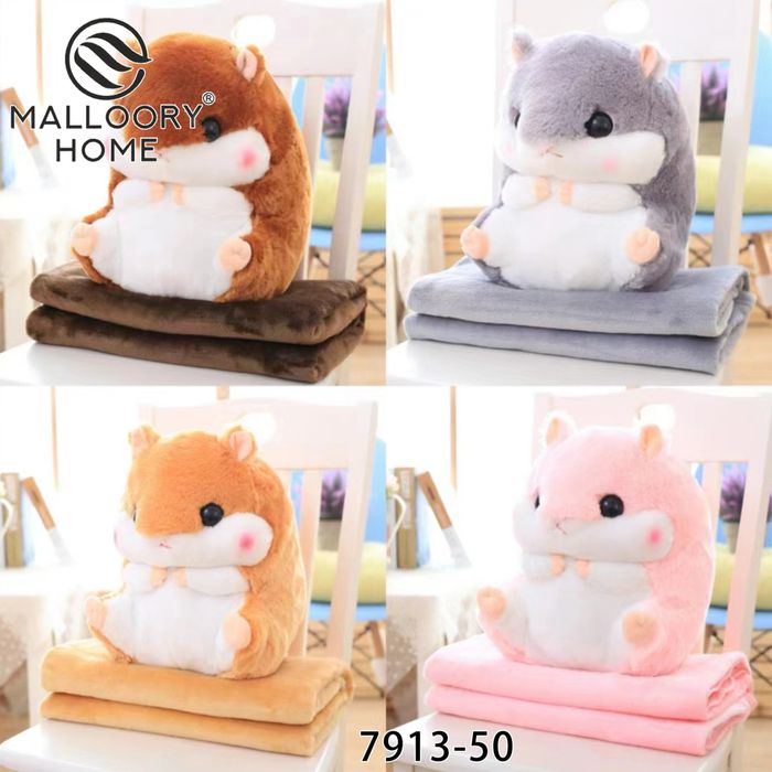 3 в 1 Плед іграшка подушка покривало