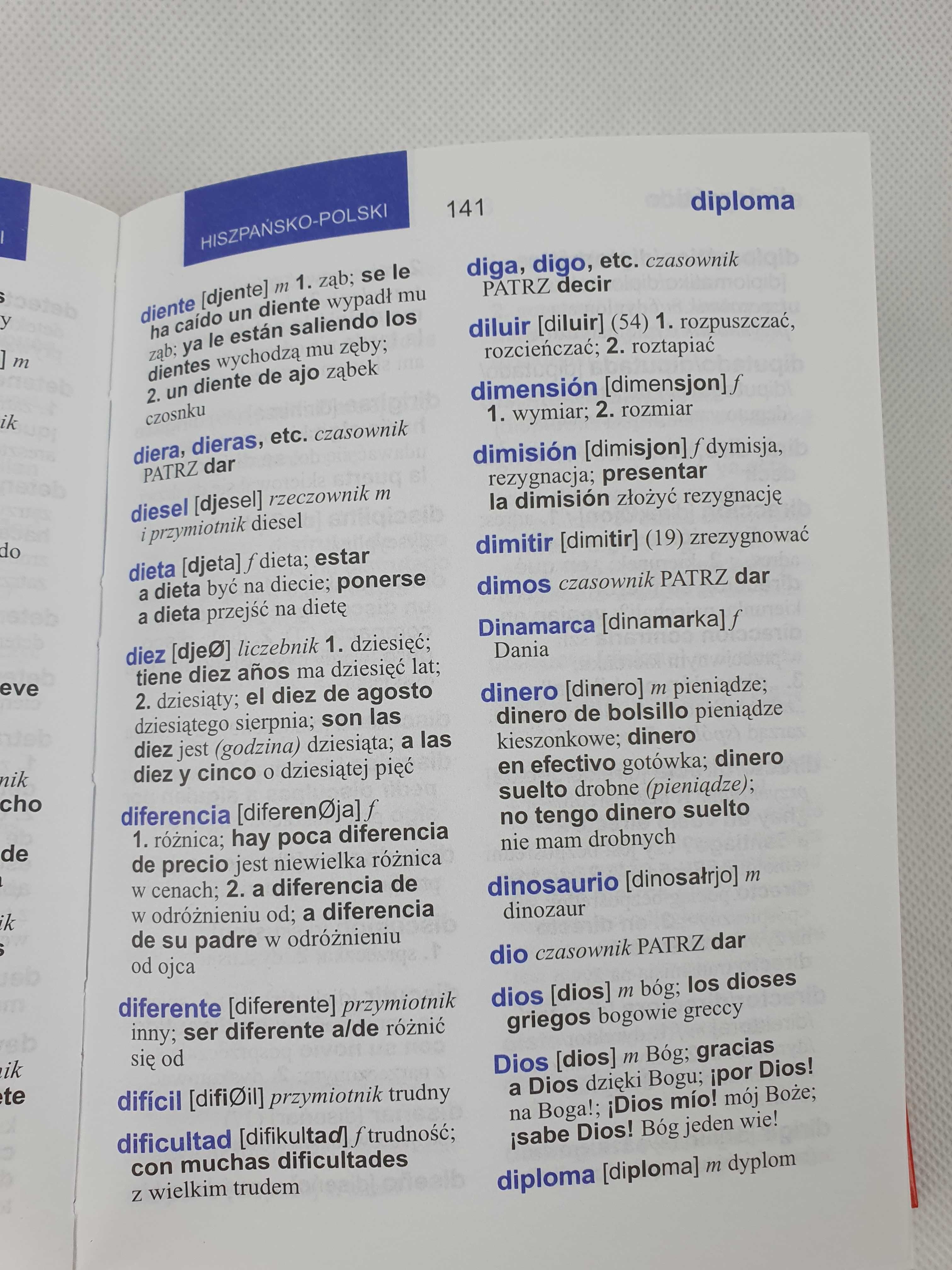 Sprzedam słownik hiszpańsko-polski, polsko-hiszpański Oxford