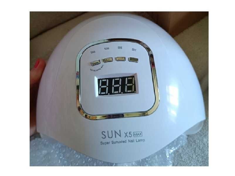 Lampa do Paznokci Pielęgnacja UV LED do Hybryd Żeli Mocna 80W