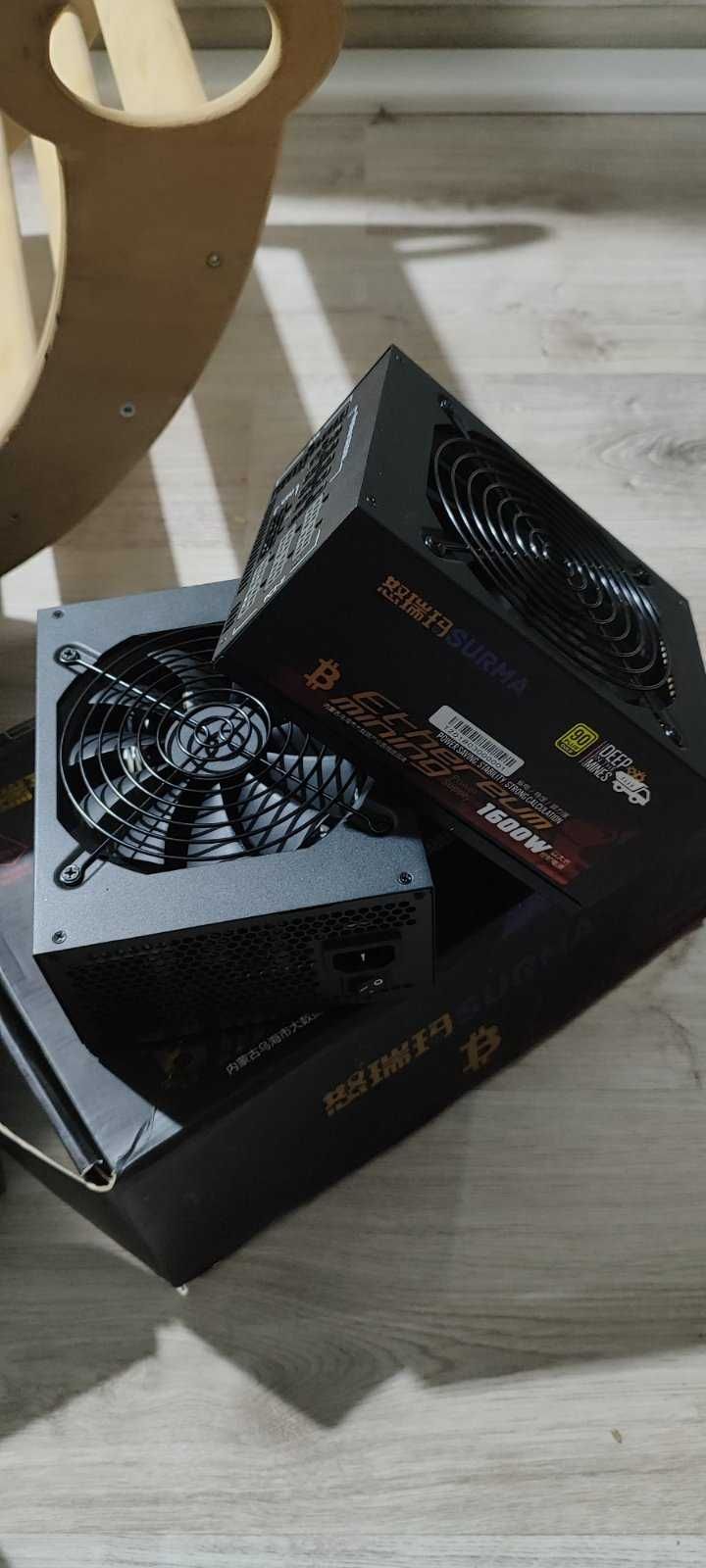 Блок живлення для майнінгу Ethereum Mining Power Supply 1600 W