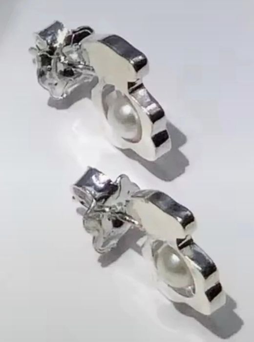 Brincos de prata da Tous