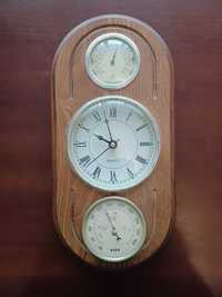 Zegar z termometrem i barometrem