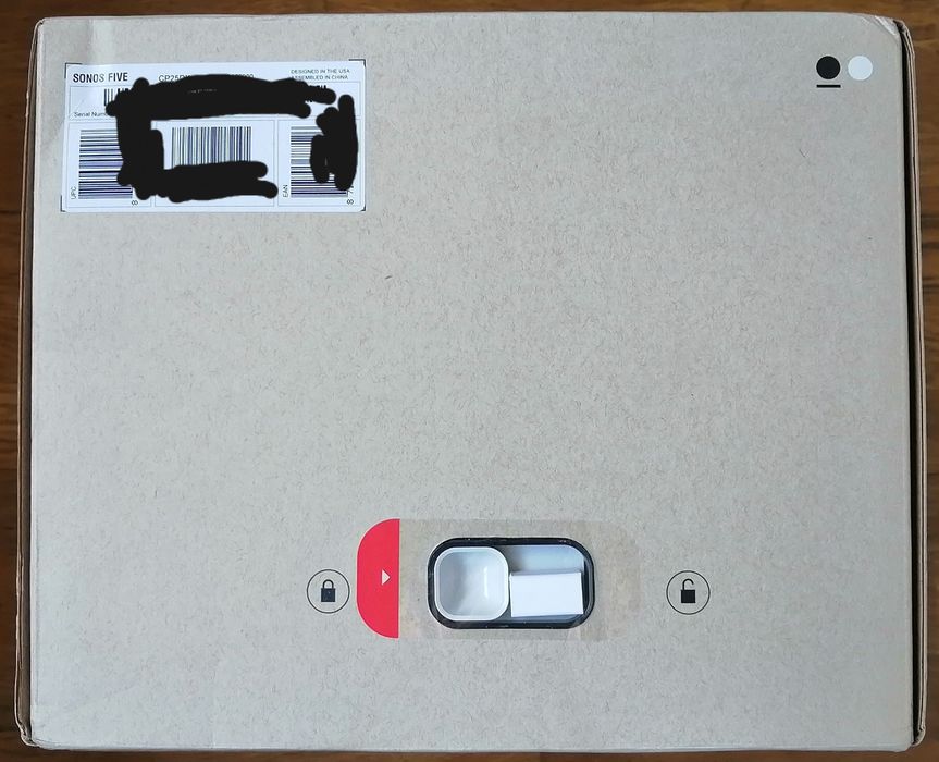 Coluna Wi-Fi Sonos Five- novo, 3 anos de garantia