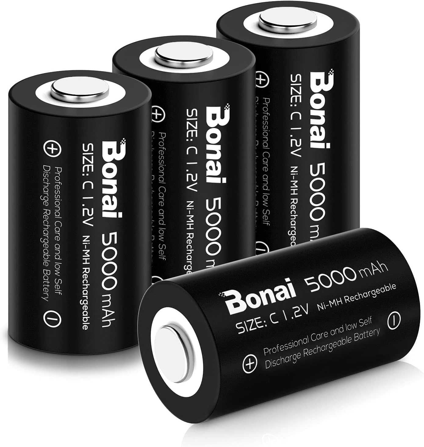 BONAI Akumulator C 5000 mAh Baby C 4 sztuki