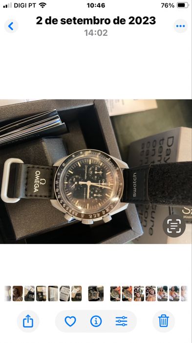 Relogio Omega Swatch