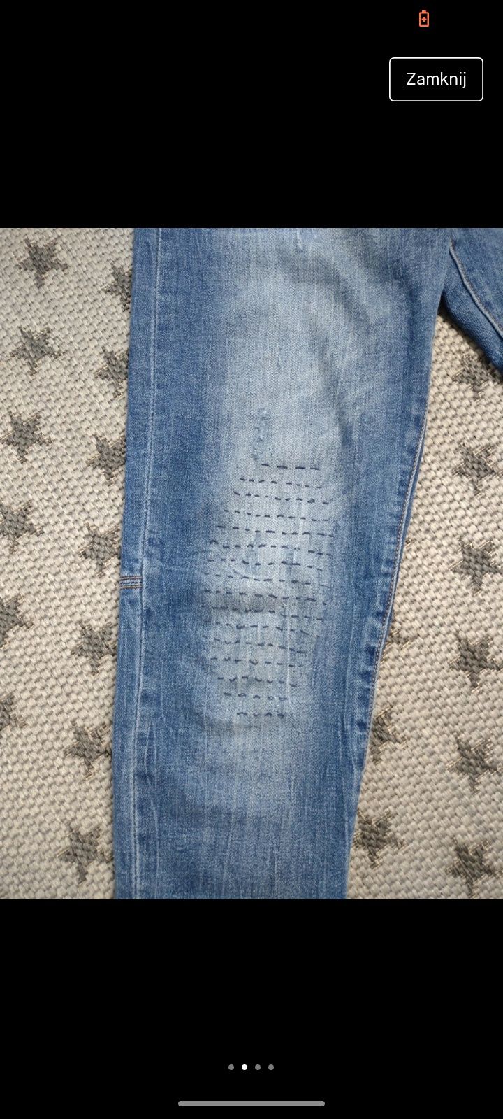 Spodnie jeansy Handmade Work m/l 38/40