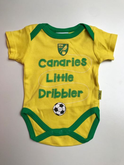 Body dziecięce Canaries Little Dribbler Mały Piłkarz, 0-3m