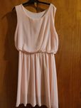 Vestido cor de salmão (pastel) - como novo - tamanho M