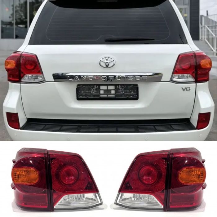 Задние фонари фары стопы Toyota Land Cruiser 200 LC200 рестайлинг 2012