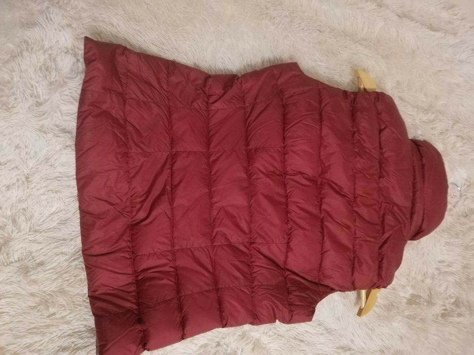 bezrękawnik puchowy massimo dutti m 38 s 36 bordo kamizelka m 38