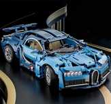 Дитяча машинка конструктор лего Bugatti Chiron 1000+деталей