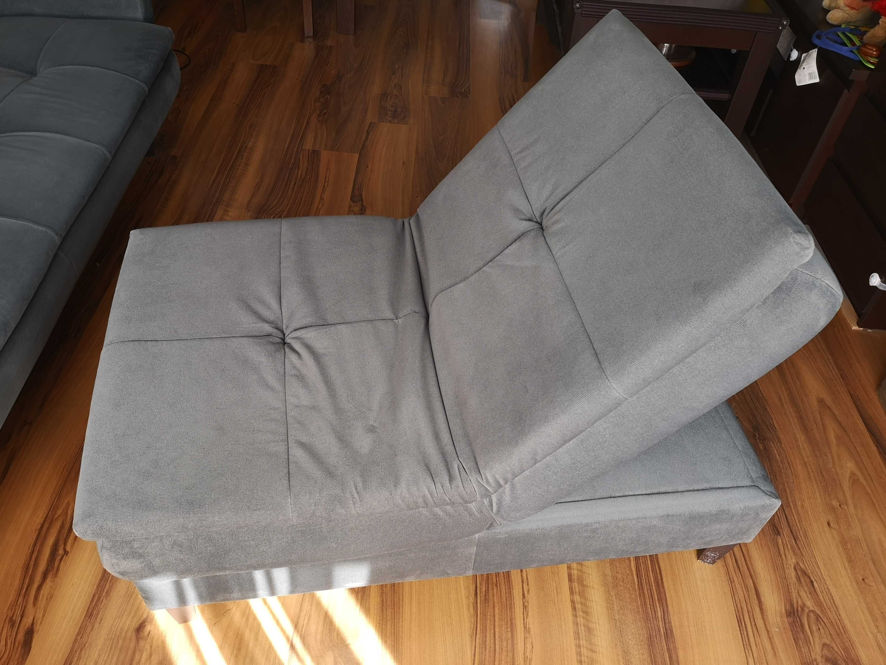 Wersalka/ kanapa/ sofa z funkcją spania + pojemnik na pościel + puf