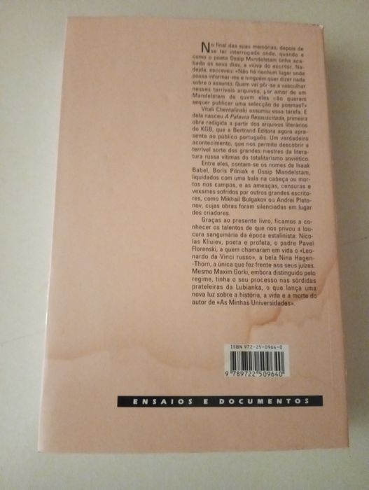 Nos arquivos literários do K.G.B. - Vitali Chentalinski