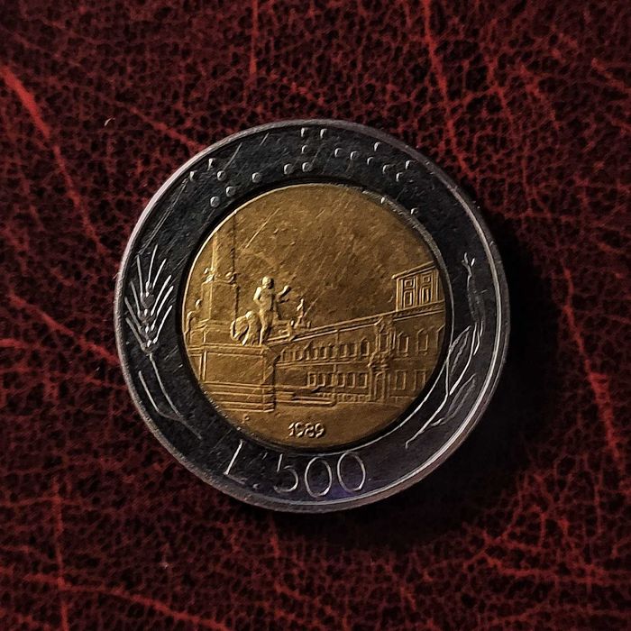 500 Lire 1989 - Repubblica Italiana