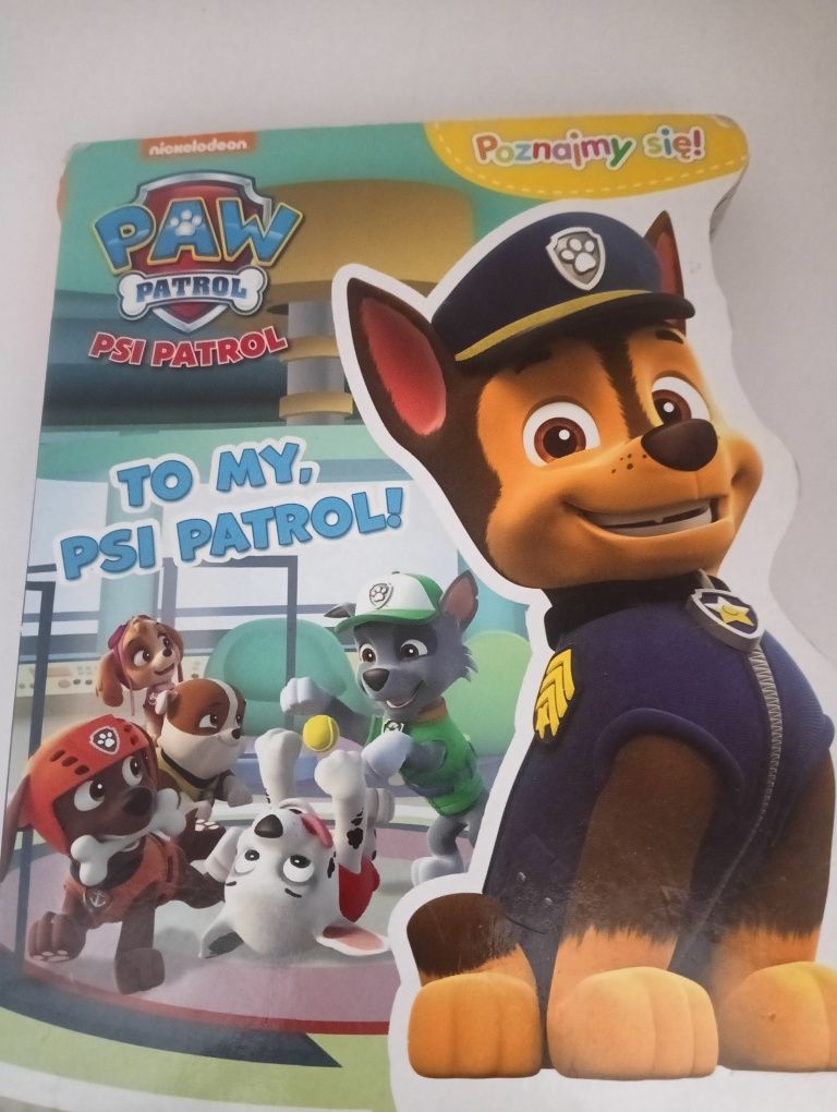 Książka edukacyjna psi patrol to my psi patrol poznajmy się