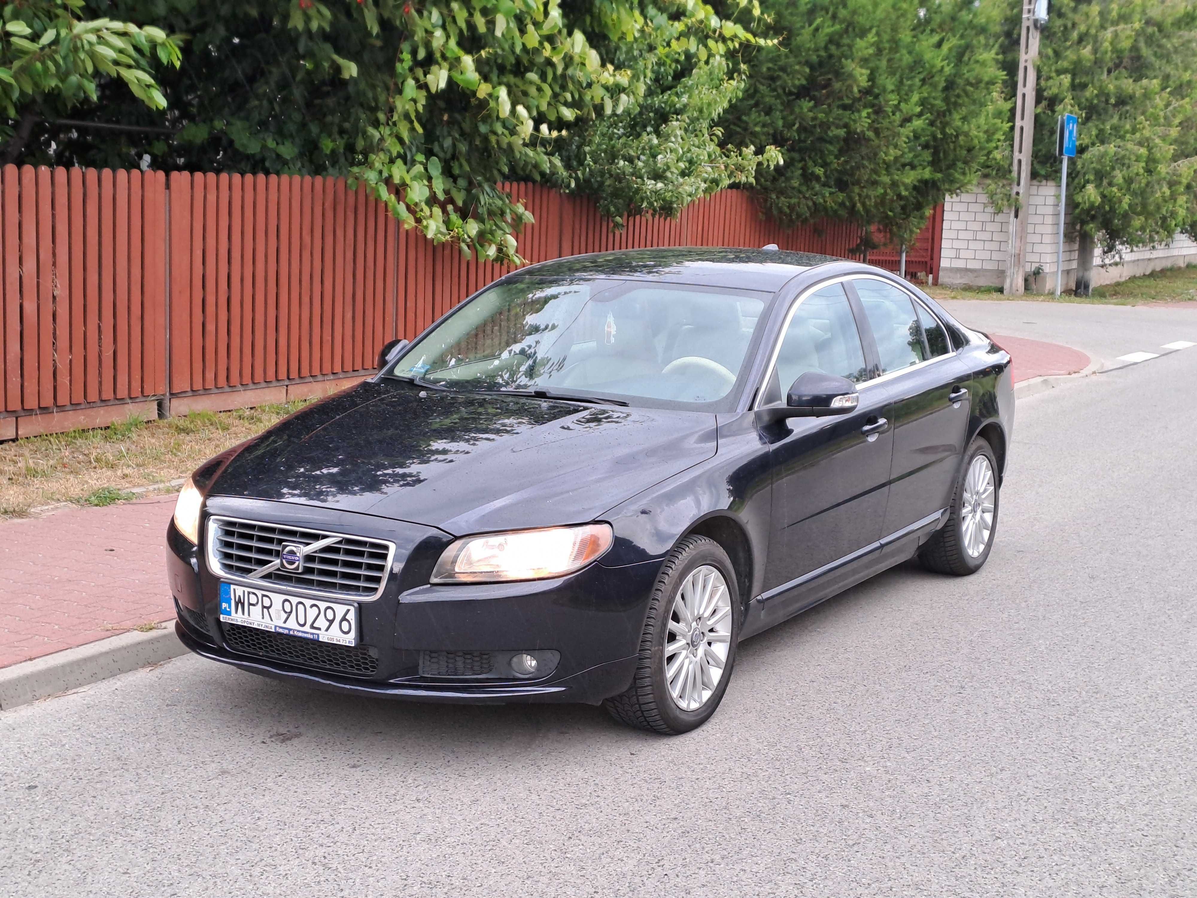 Volvo S80 2.4d5 185KM 2008rok Automat Skóry Climatronic Uszkodzony